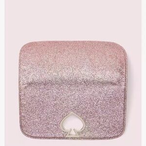 Kate Spade Make it Mine bag flap - pink glitter